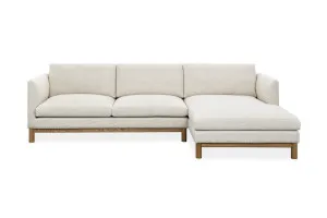 Stella Modern Right-Hand Chaise Sofa, Beige, by Lounge Lovers by Lounge Lovers, a Sofas for sale on Style Sourcebook