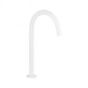 Gooseneck Hob Swivel Spout - White by ABI Interiors Pty Ltd, a Bathroom Taps & Mixers for sale on Style Sourcebook