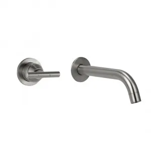 Barre Progressive Mixer & Spout Set - Brushed Gunmetal by ABI Interiors Pty Ltd, a Bathroom Taps & Mixers for sale on Style Sourcebook