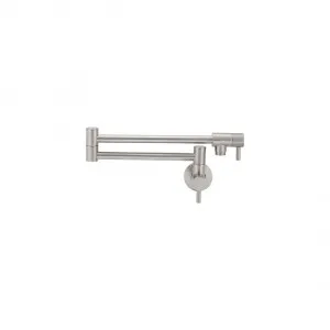 Elysian Pot Filler - Brushed Nickel by ABI Interiors Pty Ltd, a Kitchen Taps & Mixers for sale on Style Sourcebook