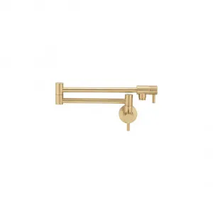 Elysian Pot Filler - Brushed Brass by ABI Interiors Pty Ltd, a Kitchen Taps & Mixers for sale on Style Sourcebook