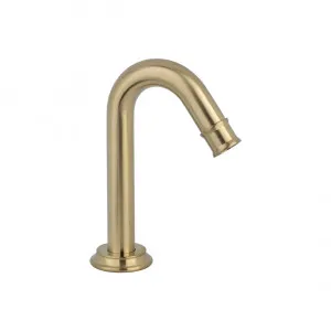 Kingsley Mini Hob Spout - Brushed Brass by ABI Interiors Pty Ltd, a Bathroom Taps & Mixers for sale on Style Sourcebook
