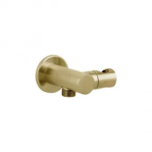 Adjustable Hand Shower Holder and BP - Brushed Brass by ABI Interiors Pty Ltd, a Showers for sale on Style Sourcebook