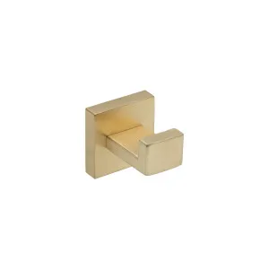 Vaada Robe Hook - Brushed Brass by ABI Interiors Pty Ltd, a Shelves & Hooks for sale on Style Sourcebook