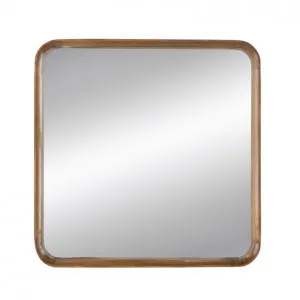 Square Pine Wood Mirror 80cm x 80cm by Luxe Mirrors, a Mirrors for sale on Style Sourcebook