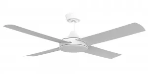 Calibo Breeze Silent 48" (1220mm) ABS Energy Efficient DC Ceiling Fan and Remote White by Calibo, a Ceiling Fans for sale on Style Sourcebook