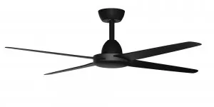 Airborne Activ 52" (1320mm) ABS Energy Efficient DC Ceiling Fan with Wall Control Black by Airborne, a Ceiling Fans for sale on Style Sourcebook