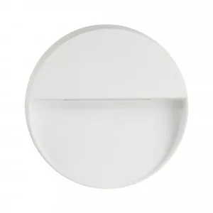 Round Matte White Virsma IP54 Surface Mounted 4W LED Step Light Tri Colour by Havit, a Outdoor Lighting for sale on Style Sourcebook