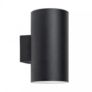 Porter 30W Tri-Colour LED Up/Down Wall Pillar Light Black by Havit, a Outdoor Lighting for sale on Style Sourcebook