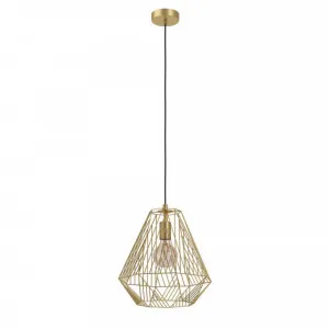 Eglo Stype Pendant Light (E27) Gold by Eglo, a Pendant Lighting for sale on Style Sourcebook