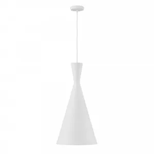 Telbix Flero White Pendant Light (E27) Large by Telbix, a Pendant Lighting for sale on Style Sourcebook