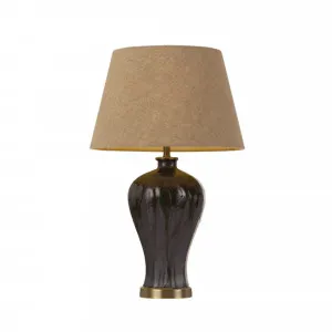 Telbix Kathy Table Lamp (E27) Silver and Glazed Green by Telbix, a Table & Bedside Lamps for sale on Style Sourcebook