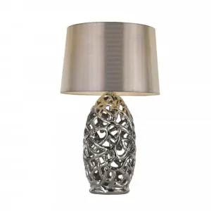 Chrome Telbix Damon Edison Screw (E27) Table Lamp by Telbix, a Table & Bedside Lamps for sale on Style Sourcebook