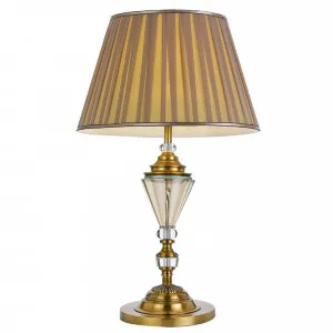 Oxford Glass Table Lamp Antique Gold by Telbix, a Table & Bedside Lamps for sale on Style Sourcebook