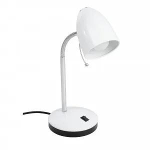 Eglo Lara Table Lamp (E27) White by Eglo, a Table & Bedside Lamps for sale on Style Sourcebook