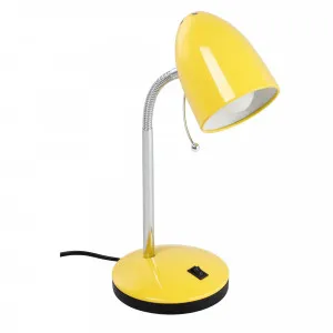 Eglo Lara Table Lamp (E27) Yellow by Eglo, a Table & Bedside Lamps for sale on Style Sourcebook