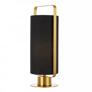 Telbix Orwel E27 Table Lamp Black / Antique Gold by Telbix, a Table & Bedside Lamps for sale on Style Sourcebook