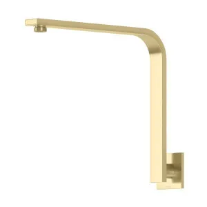 Phoenix Vivid Slimline Shower Arm Square Plate - Brushed Gold by PHOENIX, a Shower Heads & Mixers for sale on Style Sourcebook