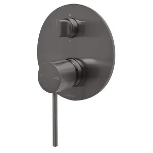 Phoenix Vivid Slimline Shower/Bath Diverter Mixer - Brushed Carbon by PHOENIX, a Bathroom Taps & Mixers for sale on Style Sourcebook