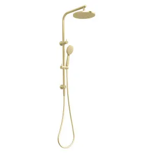 Phoenix Vivid Slimline Twin Shower - Brushed Gold by PHOENIX, a Shower Heads & Mixers for sale on Style Sourcebook