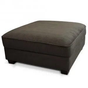 Enzo Ottoman Pewter & Graphite by James Lane, a Ottomans for sale on Style Sourcebook