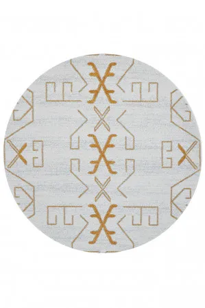 Paradise Cala Gold Round by Rug Culture, a Contemporary Rugs for sale on Style Sourcebook