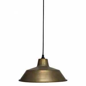 Brass Factory Pendant Light by Fat Shack Vintage, a Pendant Lighting for sale on Style Sourcebook
