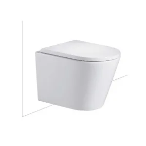 Onyx Matt Black Rimless Close Coupled Toilet inc Soft Close Seat