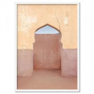 Moroccan Arch Doorway in the Desert - Art Print by Print and Proper, a Prints for sale on Style Sourcebook