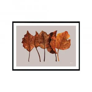 One Fine Autumn Day 1 in Pale Slate, Fine Art | FRAMED Black Boxed Frame A3 (29.7cm x 42cm) With White Border Portrait by Luxe Mirrors, a Artwork & Wall Decor for sale on Style Sourcebook