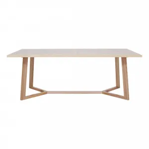 Flynn Dining Table 210cm in Australian Messmate by OzDesignFurniture, a Dining Tables for sale on Style Sourcebook