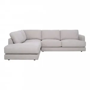 Temple Corner Chaise Sofa LHF in Belfast Beige by OzDesignFurniture, a Sofas for sale on Style Sourcebook