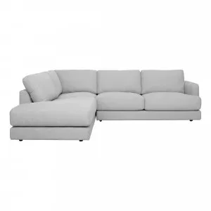 Temple Corner Chaise Sofa LHF in Belfast Grey by OzDesignFurniture, a Sofas for sale on Style Sourcebook