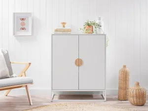 Eclipse Two Door Cabinet - White by Mocka, a Kitchen & Dining Furniture for sale on Style Sourcebook