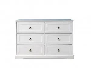Hamptons Six Drawer - Wide by Mocka, a Bedroom Storage for sale on Style Sourcebook