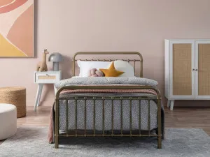 Sonata Bed - Single - Bronze by Mocka, a Bed Heads for sale on Style Sourcebook