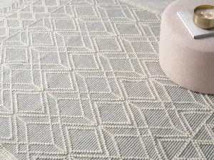 Greta Floor Rug - Natural/Grey - Large by Mocka, a Contemporary Rugs for sale on Style Sourcebook