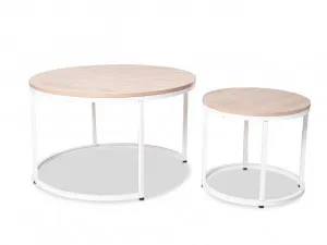 Vigo Nesting Coffee Tables - White by Mocka, a Coffee Table for sale on Style Sourcebook