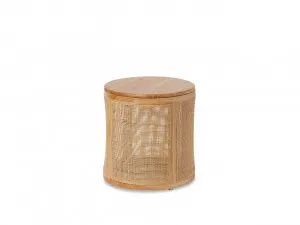 Rattan Storage Ottoman - Natural by Mocka, a Ottomans for sale on Style Sourcebook