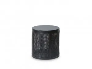 Rattan Storage Ottoman - Black by Mocka, a Ottomans for sale on Style Sourcebook
