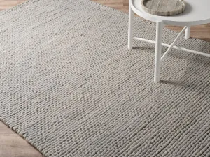 Charlotte Braided Wool Blend Rug - Large - Grey by Mocka, a Contemporary Rugs for sale on Style Sourcebook