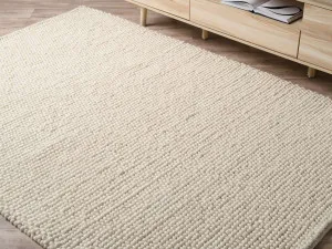 Beau Wool Blend Floor Rug - Extra Large - Cream by Mocka, a Contemporary Rugs for sale on Style Sourcebook