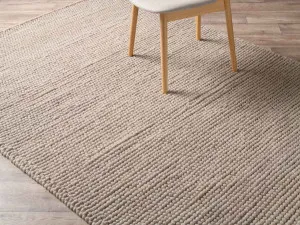 Beau Wool Blend Floor Rug - Large - Mushroom by Mocka, a Contemporary Rugs for sale on Style Sourcebook