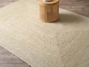 Rectangle White Jute Rug - Large by Mocka, a Contemporary Rugs for sale on Style Sourcebook