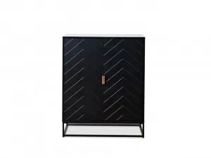 Inca Two Door Cabinet - Black by Mocka, a Cabinets, Chests for sale on Style Sourcebook