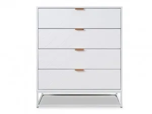 Inca Four Drawer - White by Mocka, a Bedroom Storage for sale on Style Sourcebook