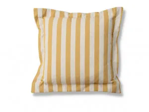 Eva Linen Blend Thick Stripe Cushion - Marigold by Mocka, a Cushions, Decorative Pillows for sale on Style Sourcebook