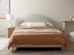 Imogen Queen Bed - Natural by Mocka, a Bed Heads for sale on Style Sourcebook
