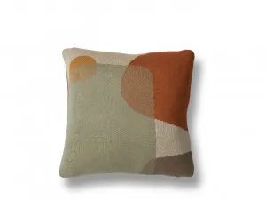 Amarose Abstract Knit Cushion - Sage by Mocka, a Cushions, Decorative Pillows for sale on Style Sourcebook