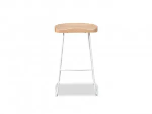 Levi Bar Stool - White by Mocka, a Bar Stools for sale on Style Sourcebook